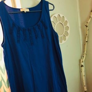 Sleeveless T-shirt dress